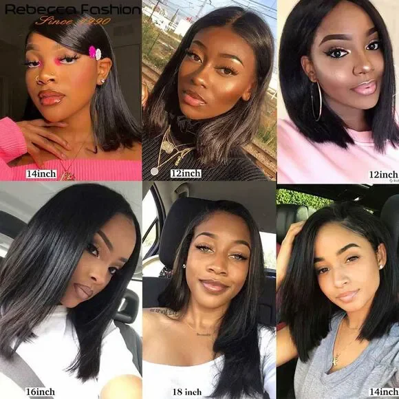Rebecca 13x4 HD Lace Frontal Straight Hair Clearance Wig Transparen Lace Front